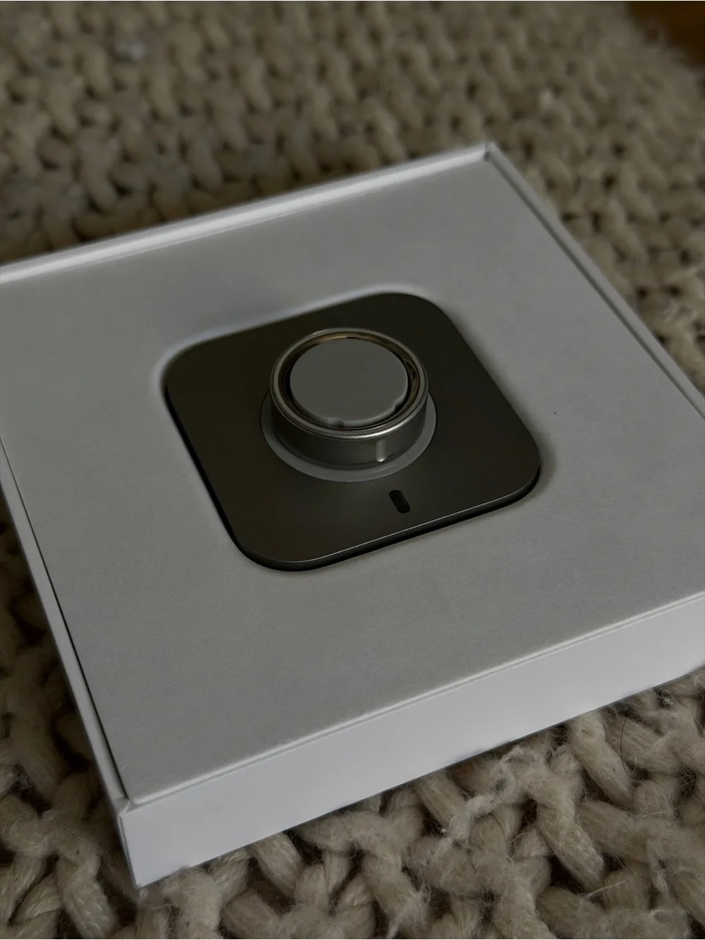 Oura Ring 4 Brushed Silver Size 9